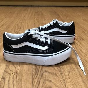 Brand new platform vans size 1